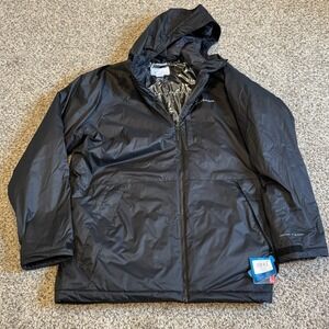 NWT Columbia Men's Snowy Summit Jacket Ski Snowsports Active Fit Black Big 2XT